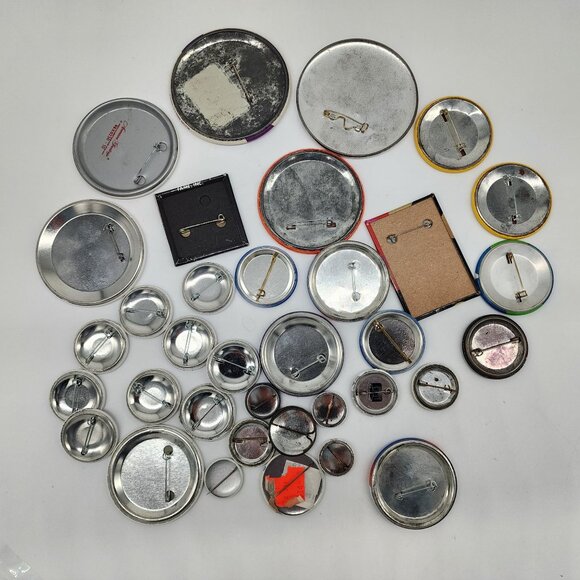 Vintage Pinback Button Collection 1980s 90s 2000s Train George Benson Obama 35 - Picture 9 of 9